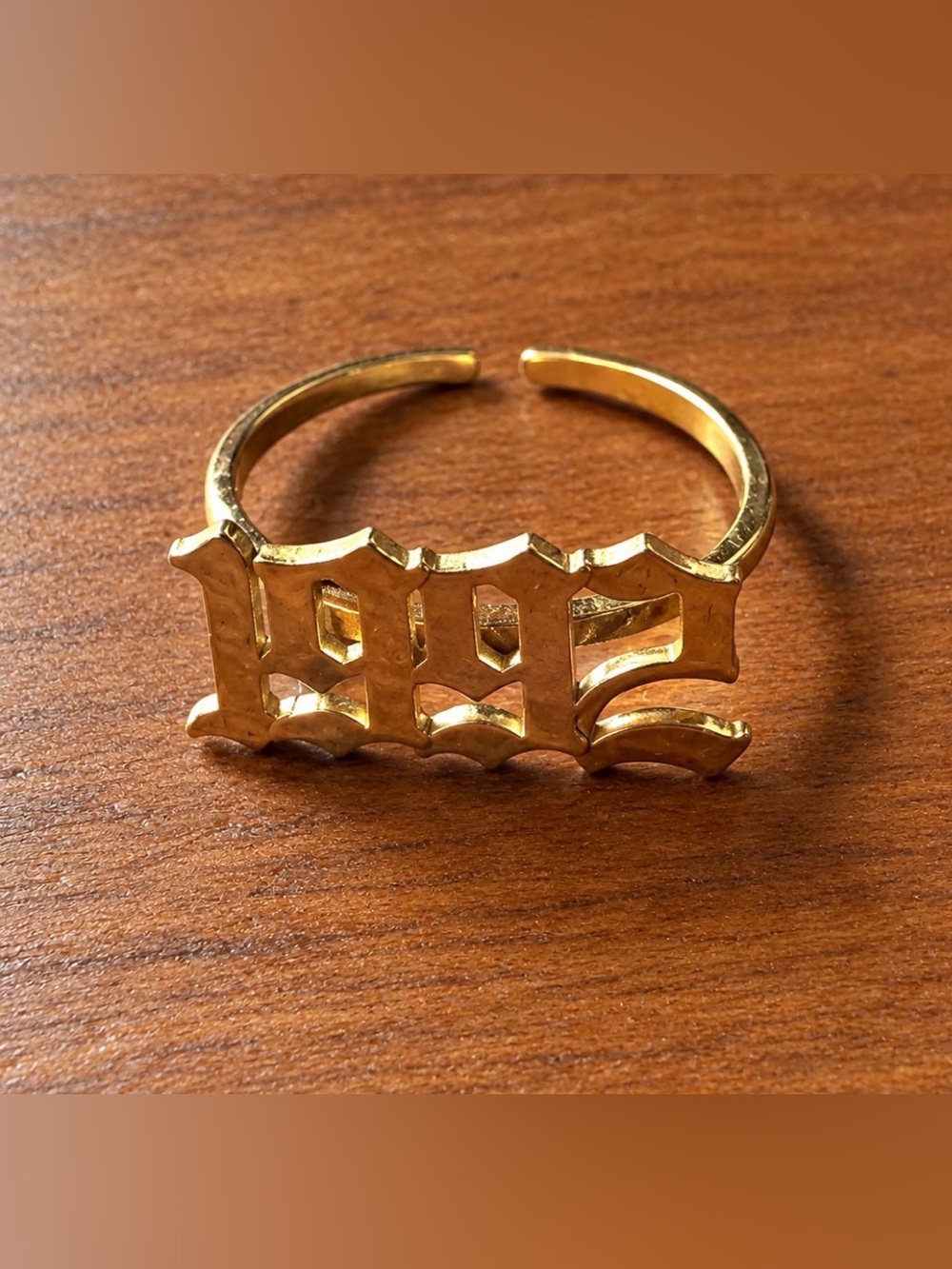 1992 Gothic Ring Adjustable Size 6.5 to 9.5